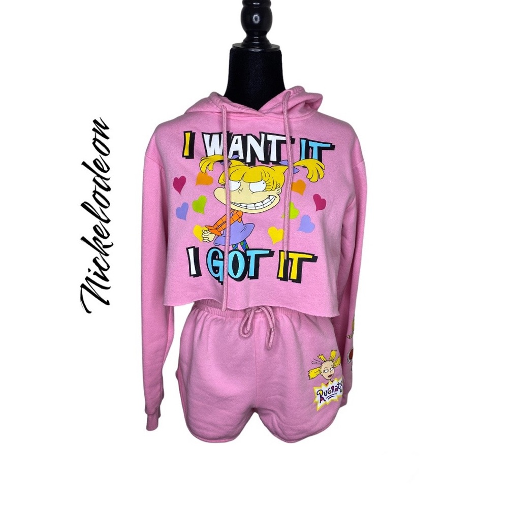 Nickelodeon Angelica Hoodie Short Set Size S